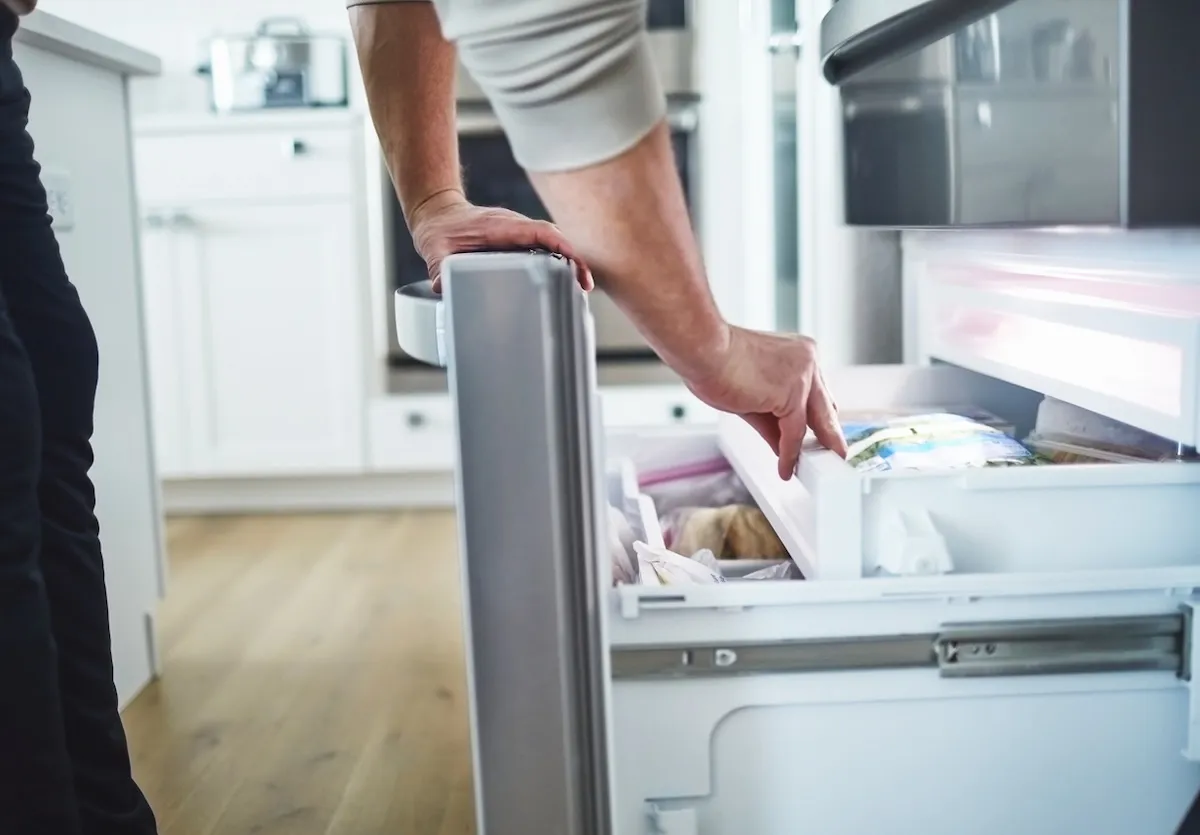 Refrigerator freezer compartment