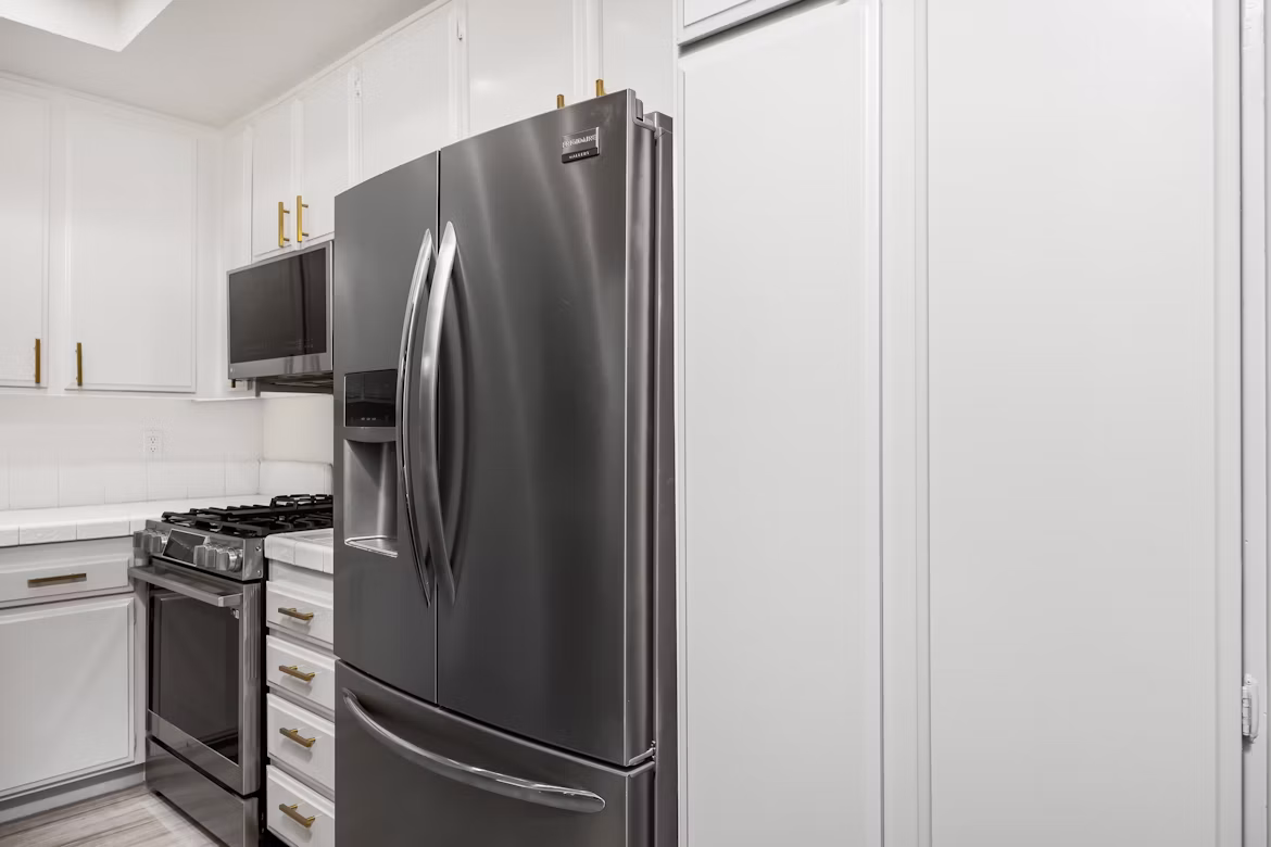Refrigerator in a modern kitchen
