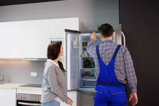Refrigerator in a modern kitchen