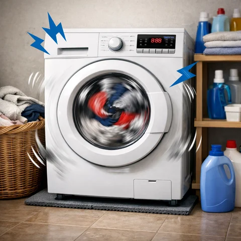 Washing machine making loud noise during spining repairs